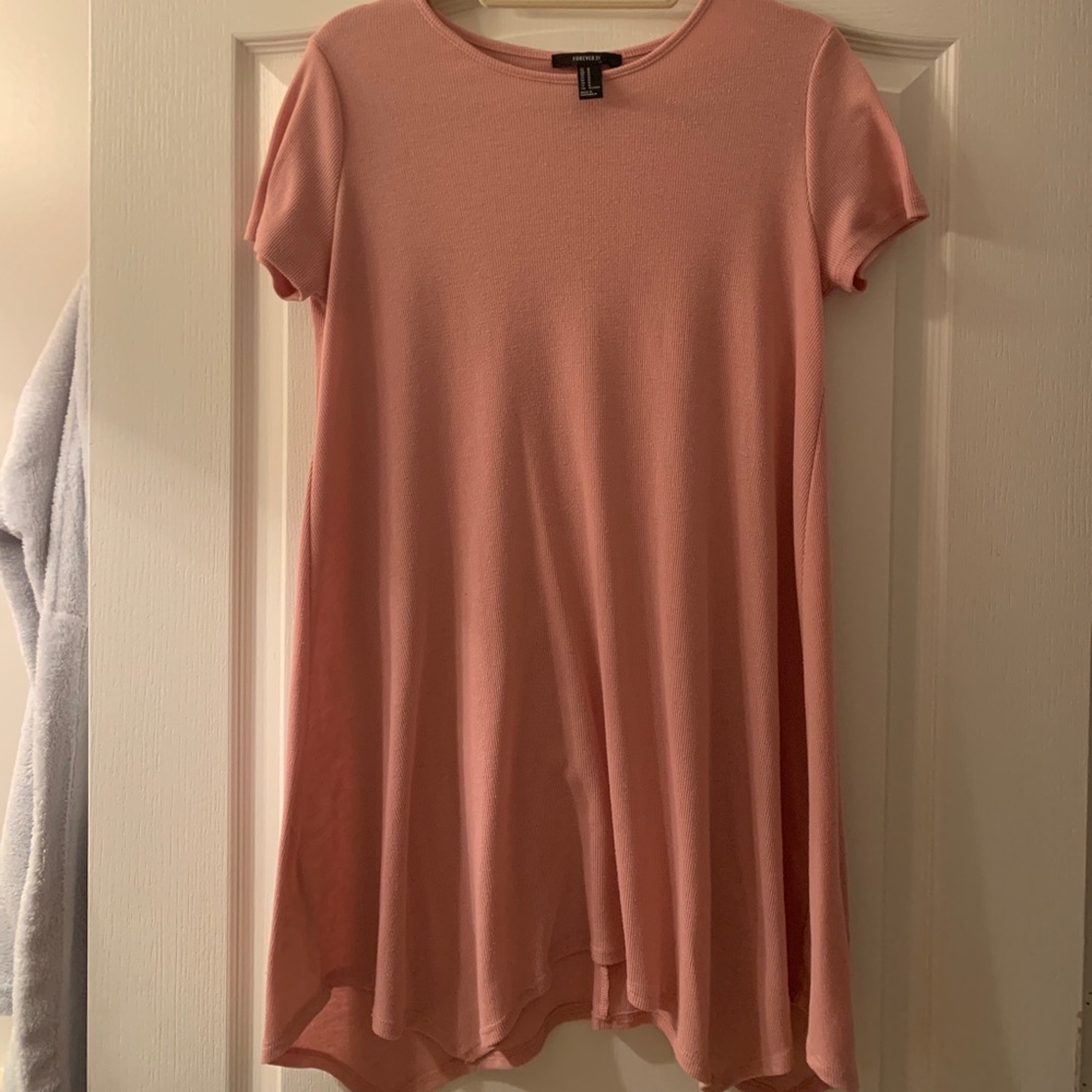 Pink Forever 21 t shirt dress